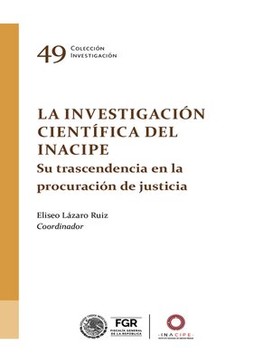 cover image of La investigación científica del INACIPE